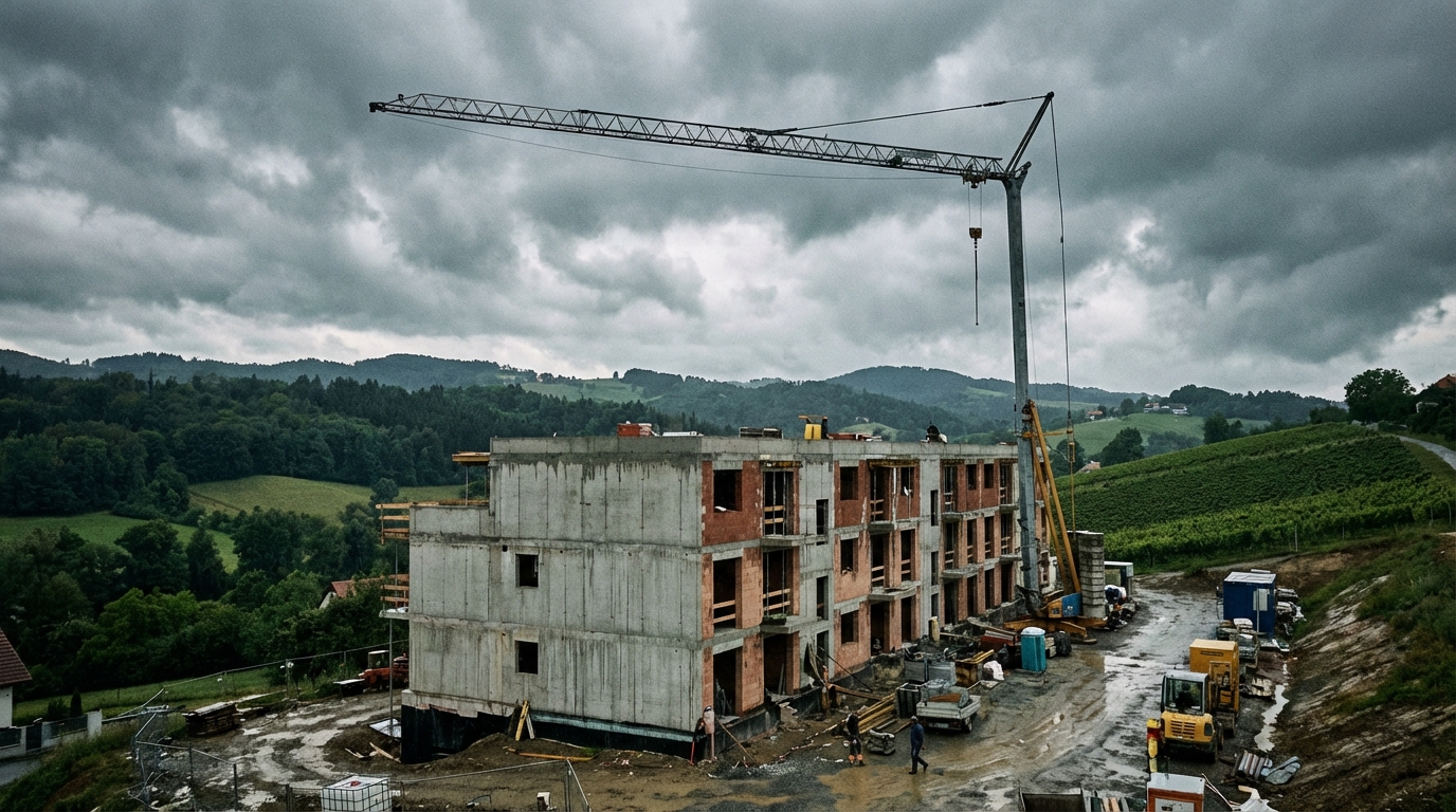 Steirische Bauwirtschaft in der Krise - Ursachen, Zahlen und Ausblick 2026
