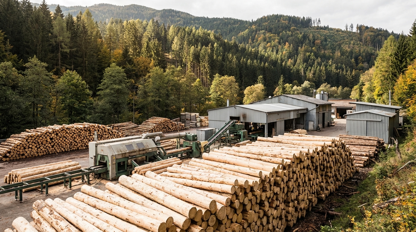 Holzwirtschaft Steiermark - 170 Betriebe, 20.550 Beschäftigte, Sägewerke im Stress